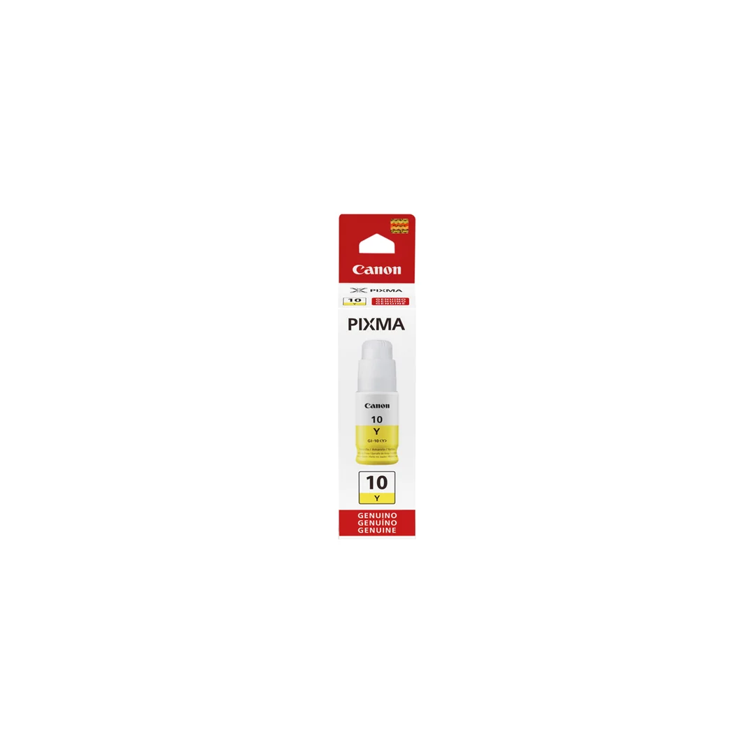 Botella de Tinta Canon GI-10 Amarilla 70 ml