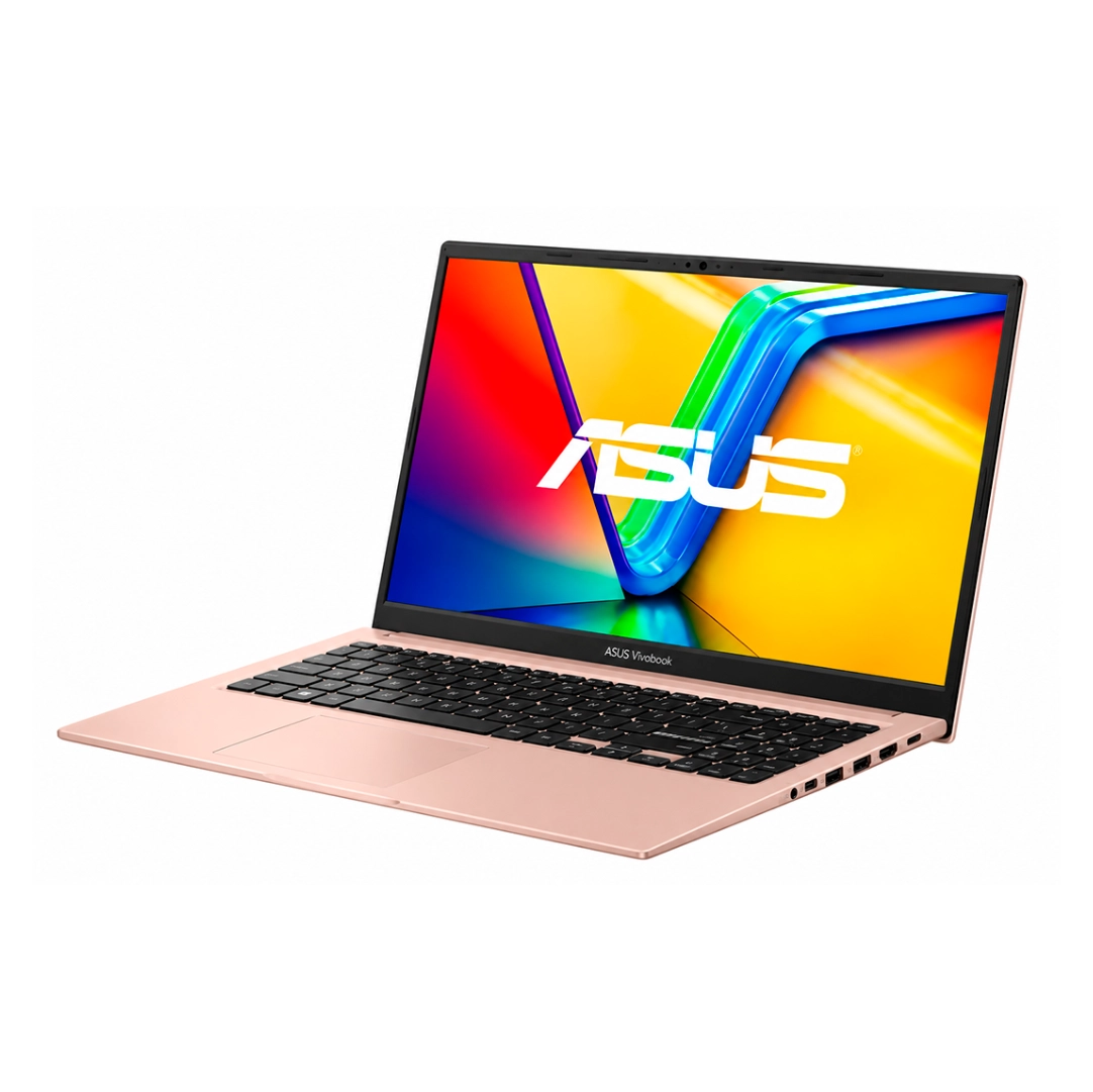 Vista del lado derecho del portatil asus, se aprecian los puertos, color y distribucion de este