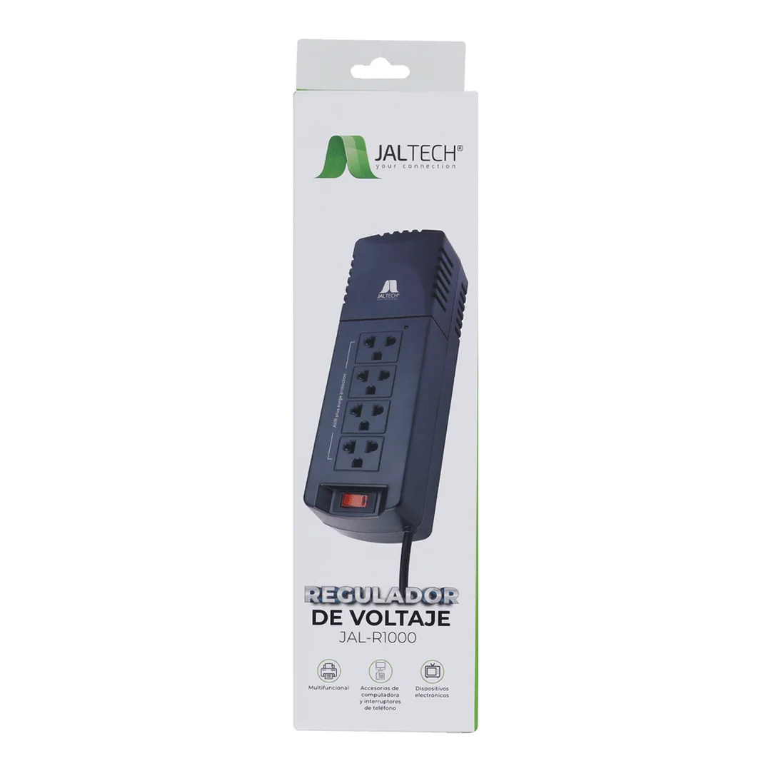 Regulador de voltaje Jaltech JAL-R1000 800VA