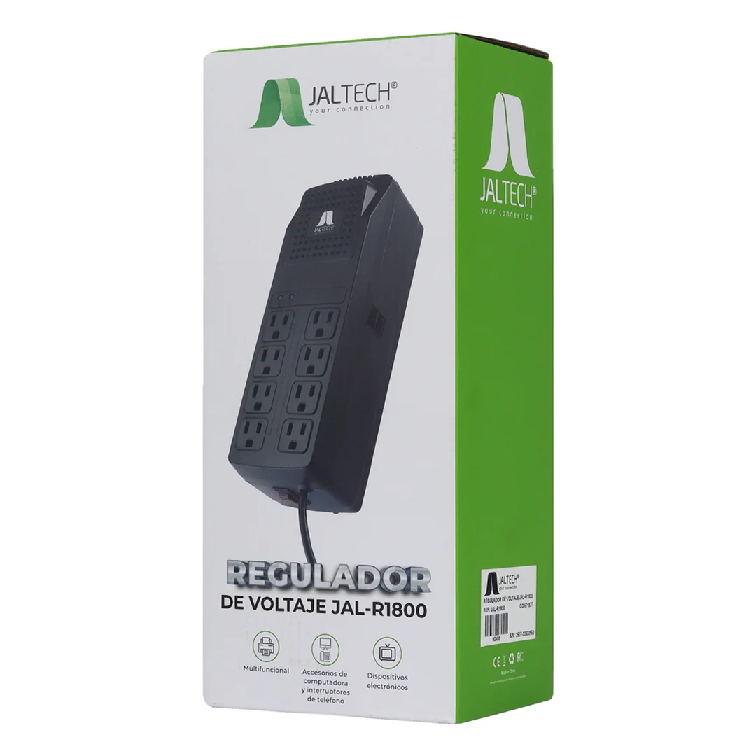 Regulador de voltaje Jaltech JAL-R1800 1500VA