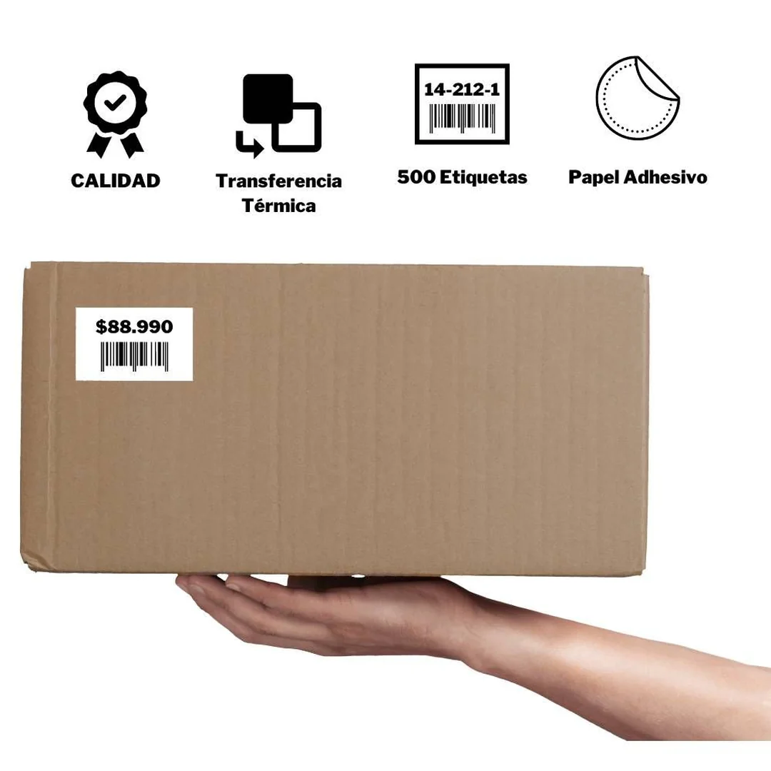 Rollo de Etiquetas TT SAT 100x100mm x500