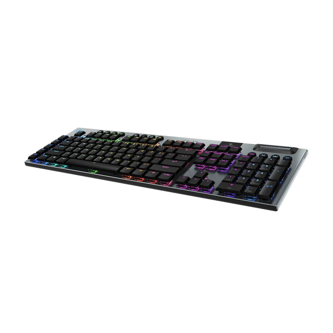 Teclado gamer Logitech G915 X LIGHTSPEED inalámbrico negro